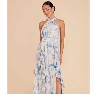Birdy Grey Blue Rocco Floral Bridesmaid Dress